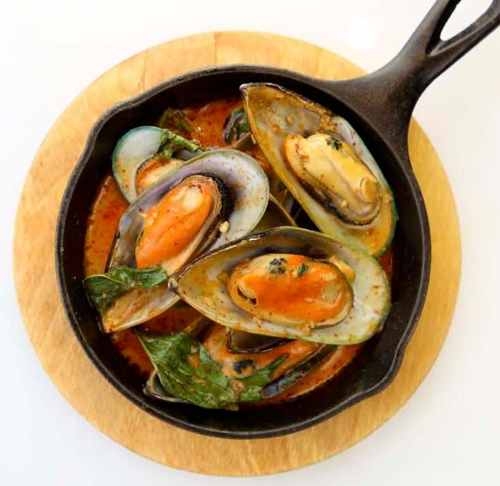 Spicy Green Mussels