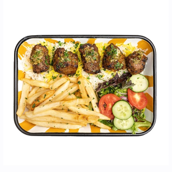 5. Steak Kabob Platter