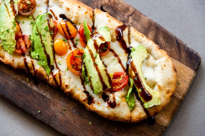 Avocado Caprese FLAT BREAD