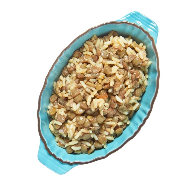 Side Rice With Lentils (GF) (Vegan)