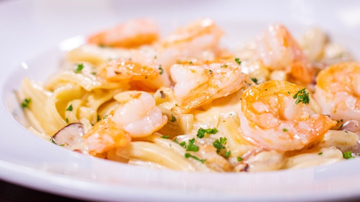 Shrimp Carbonara