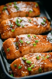Grilled or Teriyaki Salmon with 2 SIDES