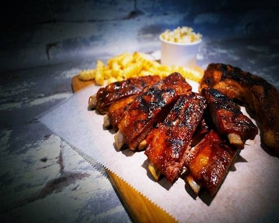 3 BBQ Pork Ribs with 2 SIDES