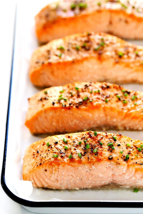 Plain Roasted Salmon