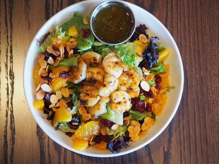 Honey Lemon Grilled Shrimp Salad