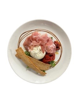 Burrata con Proscuitto