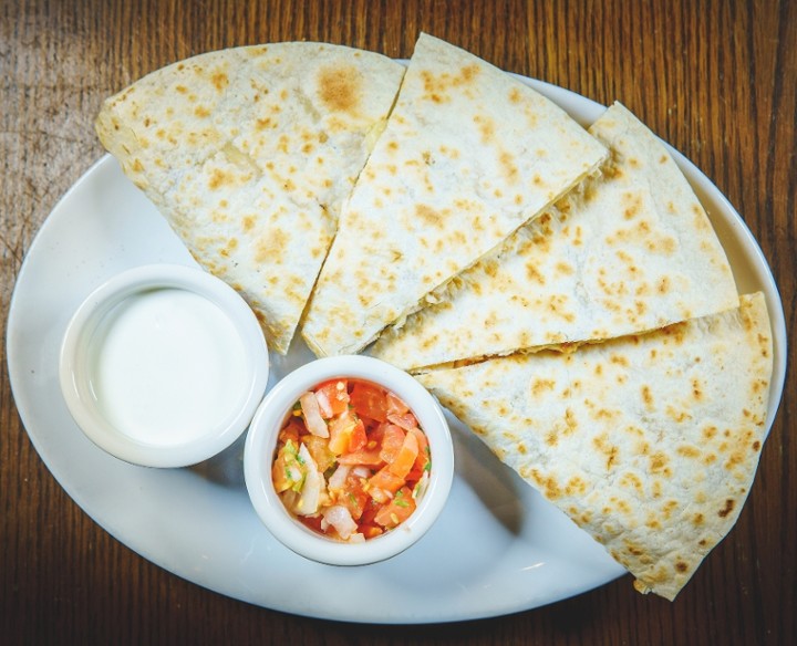 Spinach, Portabella & Red Onion Quesadilla