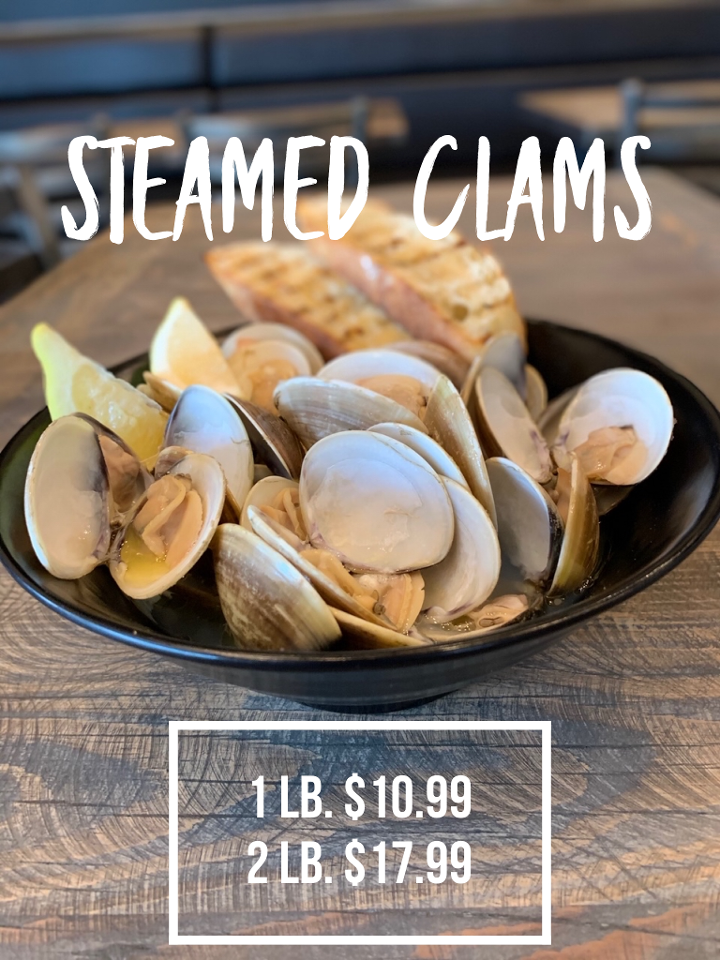 1LB STEAMED CLAMS