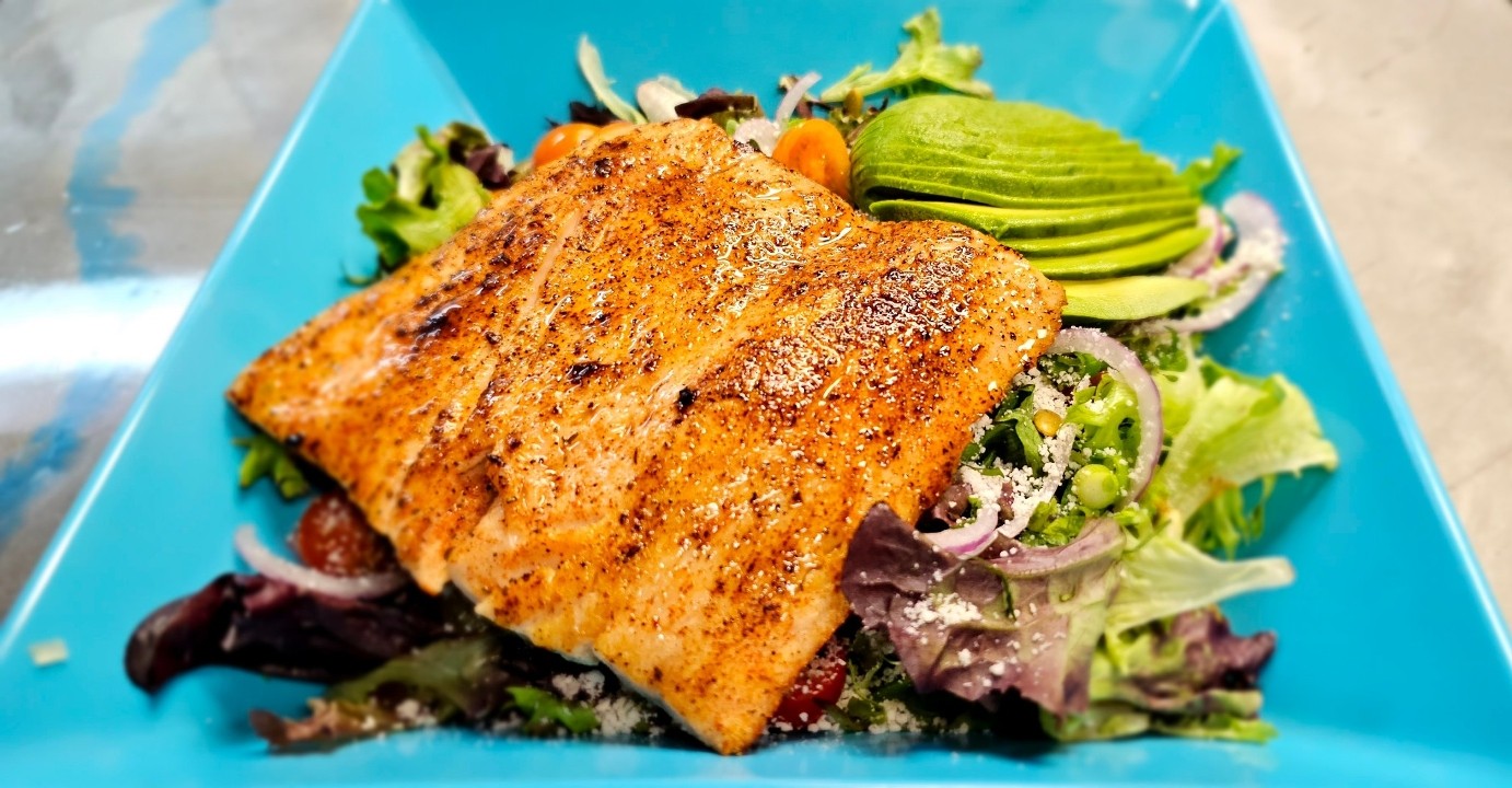 Keto Cajun Spice Mahi Mahi Salad