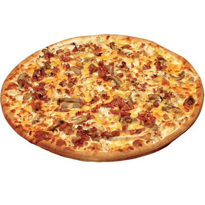 Mini Alfredo Pizza