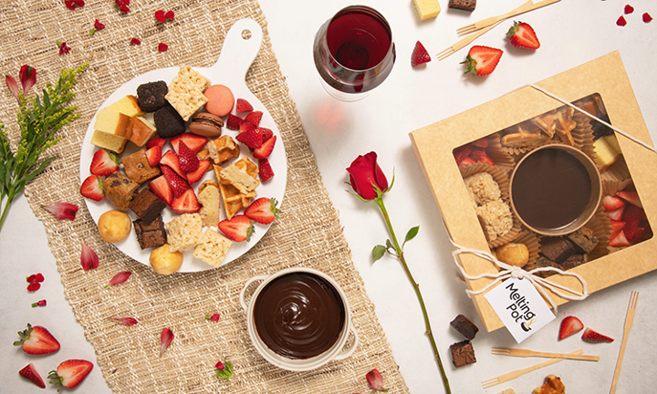 Chocolate Fondue Party Box - Large (serves up to 8)