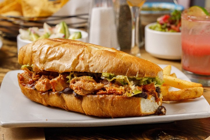 Chicken Tinga Torta