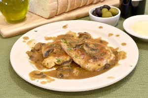 Chicken Marsala with Rice Pilaf