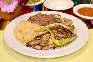 Chicken Fajitas Bar