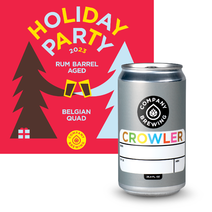 Holiday Party 2023 - 25.4 oz Crowler