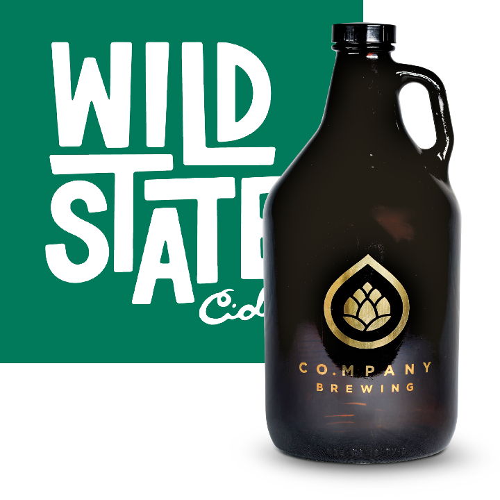 Raspberry Hibiscus Cider - 64 oz Growler