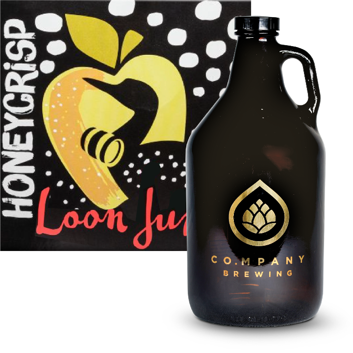 Loon Juice Honeycrisp Hard Cider - 64 oz Growler