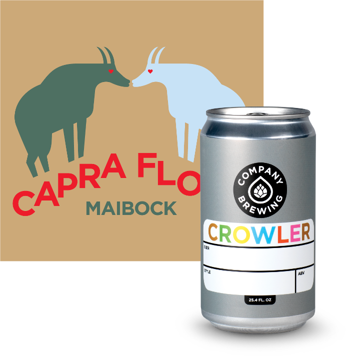 Capra Flora - 25.4 oz Crowler