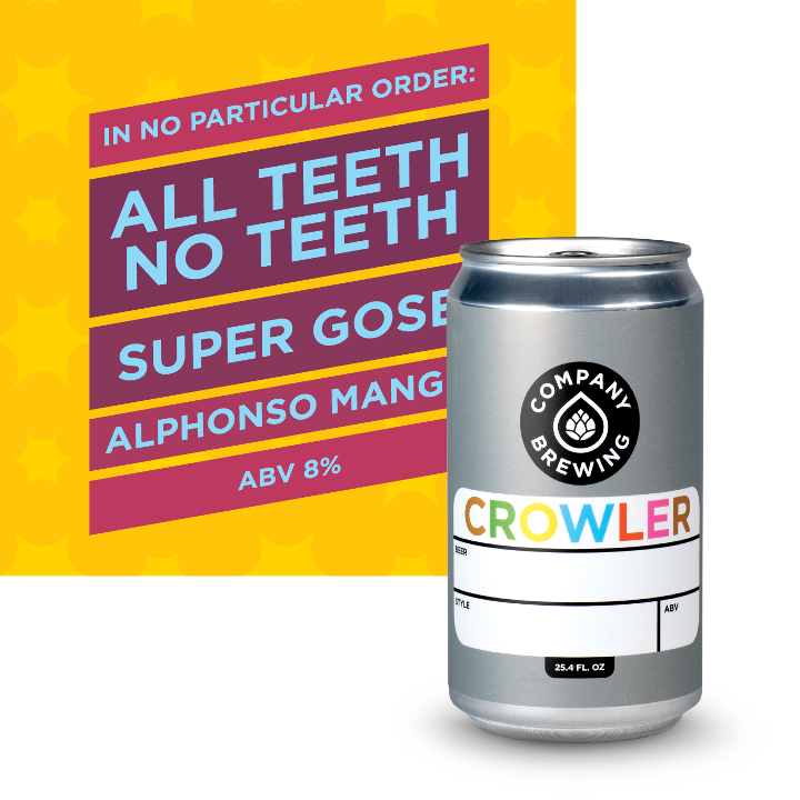 All Teeth No Teeth - 25.4 oz Crowler