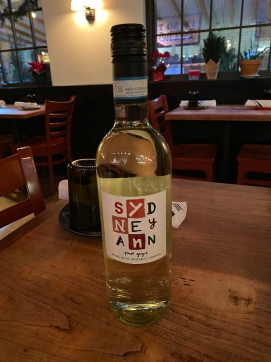 Bottle of Chardonnay