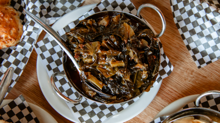 Low & Slow Collard Greens with Pork Belly (12-15ppl)