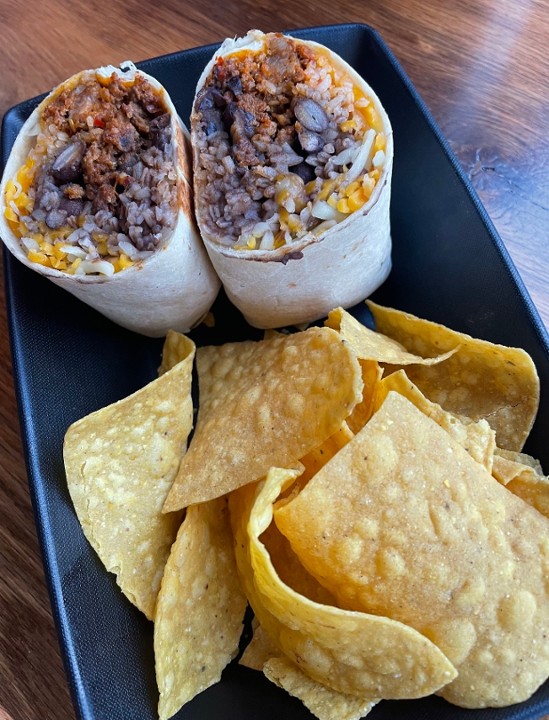 KIDS MEAT AND CHEESE BURRITO