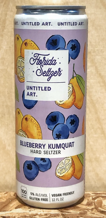 Untitled Art: Blueberry Kumquat Seltzer 5%