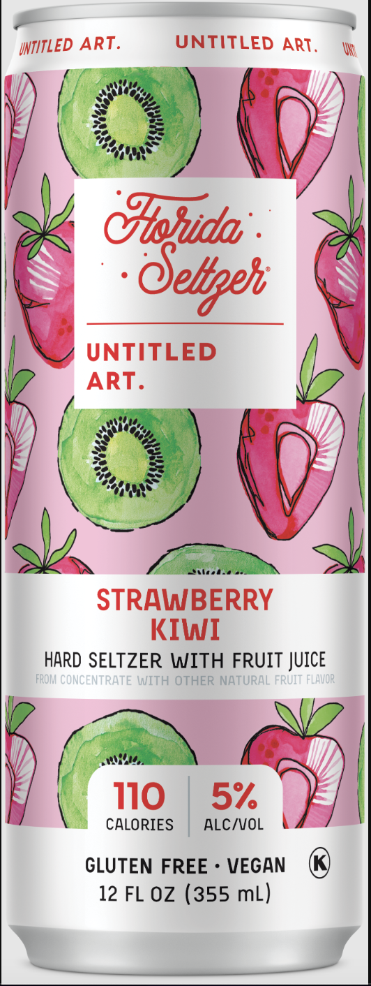 Untitled Art: Strawberry Kiwi Seltzer
