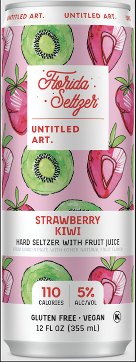 Untitled Art: Strawberry Kiwi Seltzer