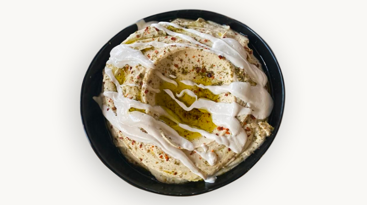 Hummus with Olive Oil and Za'atar (1/2lb) (v)