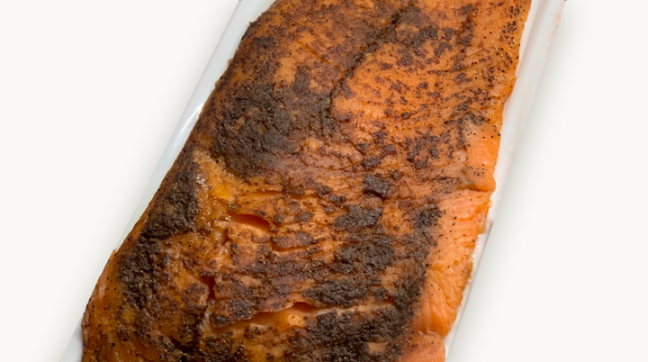 Pastrami Crusted Salmon by 1/4 Lb