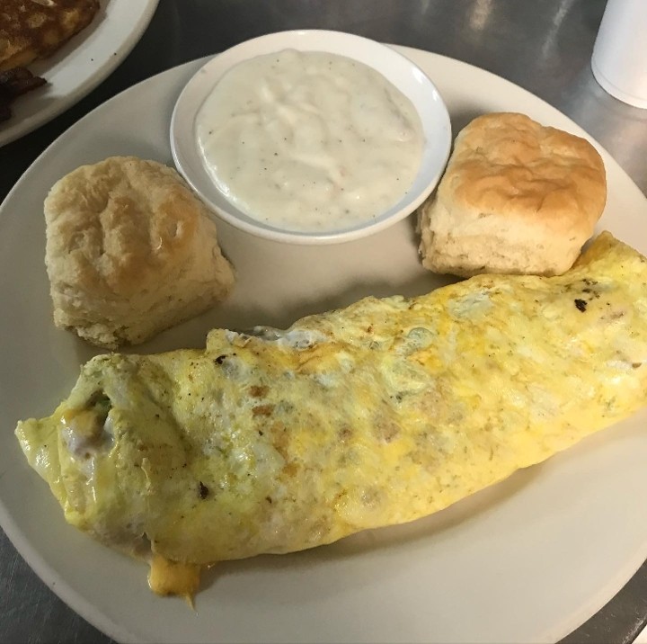 Country Ham & Cheese Omelet