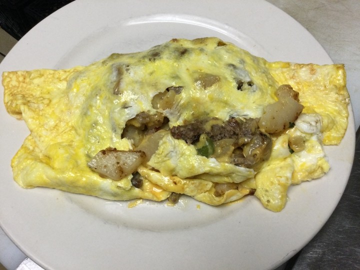 Sausage & Potato Omelet