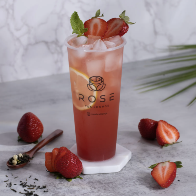 Rose Tea Lounge Cupertino Jasmine Milk Tea