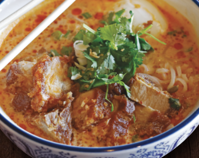 Tom Yum Noodle Moo Krob