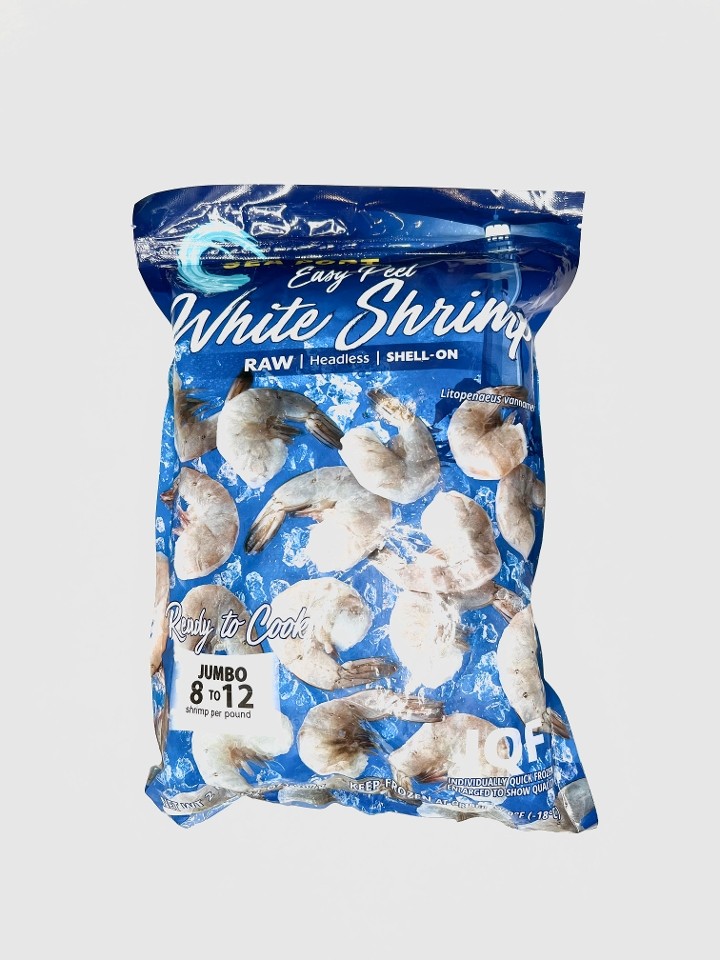 8/12 EZ Peel farmed shrimp (2 lb. bag)