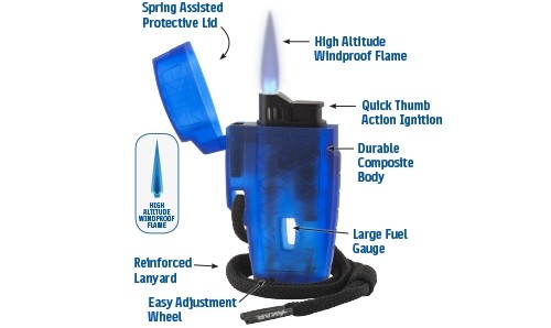 Xikar Stratosphere Torch BLUE