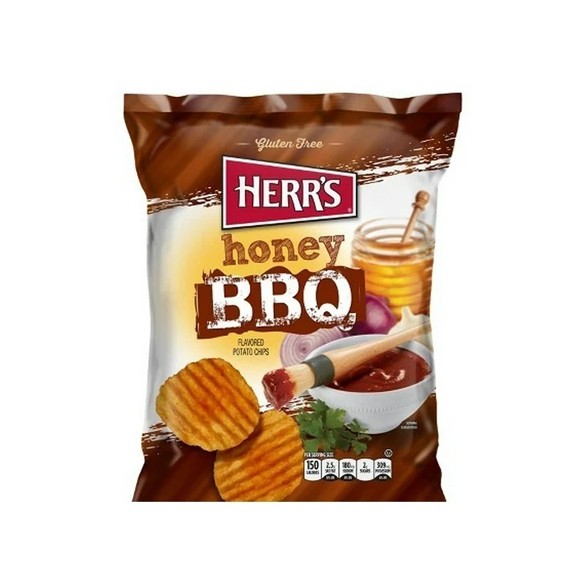 Herr's Honey BBQ Potato Chips 2.75 oz
