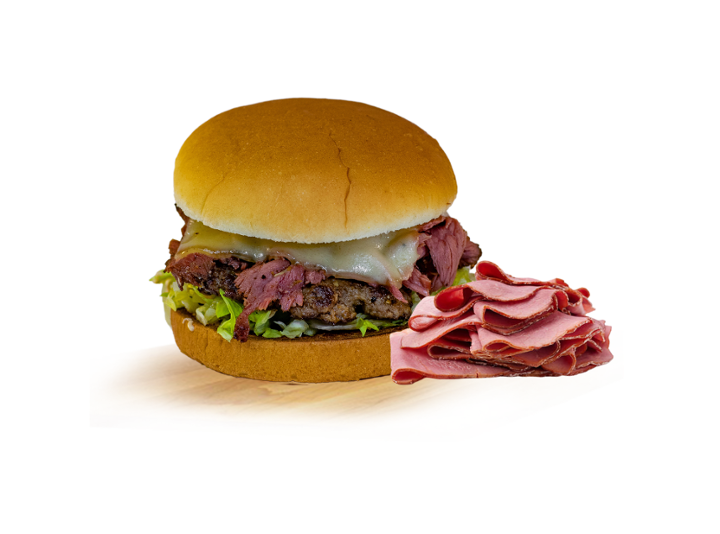 Pastrami Swiss Burger