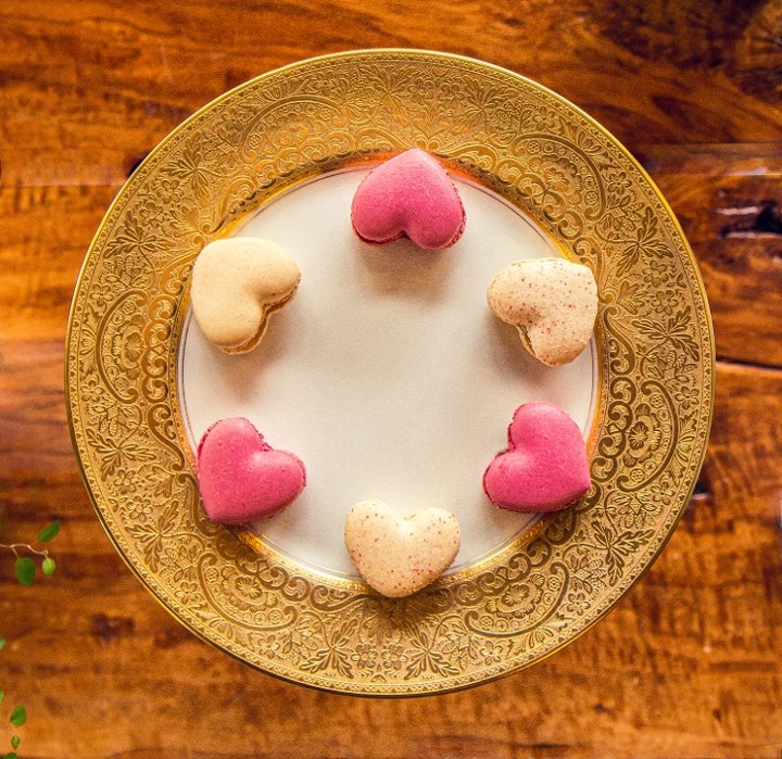 Heart Macarons