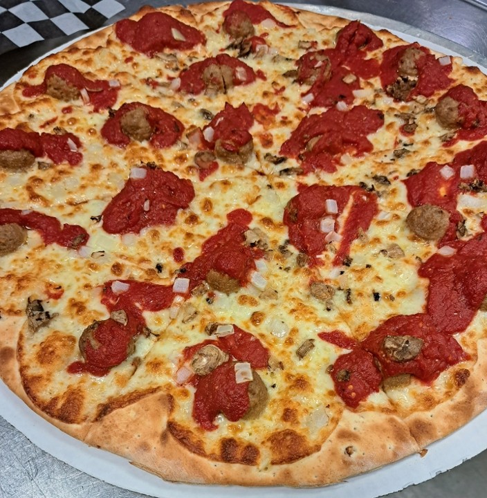 10" New York Meatball Pizza