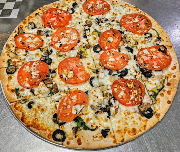 18" Mediterranean Pizza