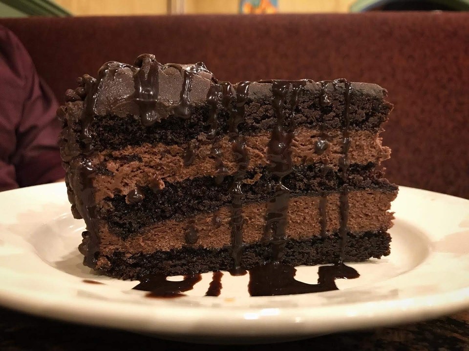 Chocolate Layered Mousse Cake