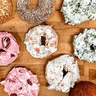 Bagel with Flavored Cream Cheese