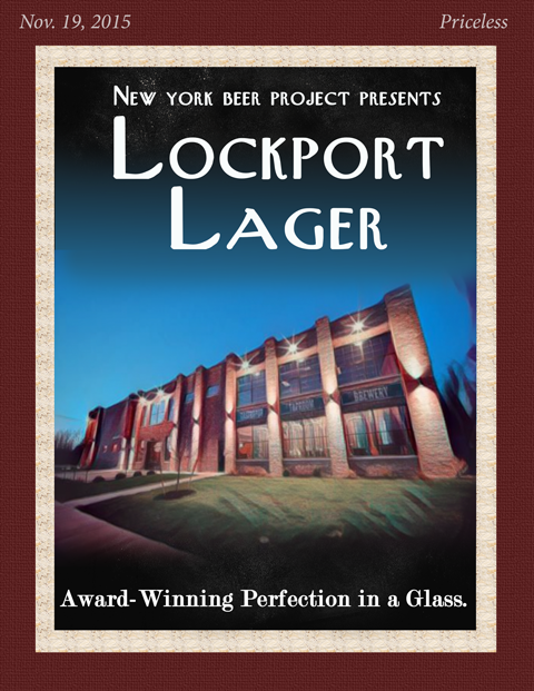 Lockport Lager 32oz Crowler