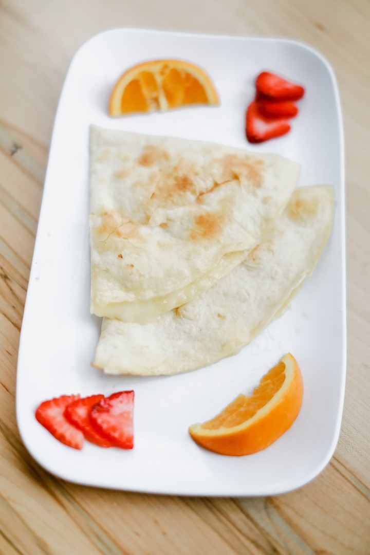 Kid's Chicken and Cheese Quesadilla