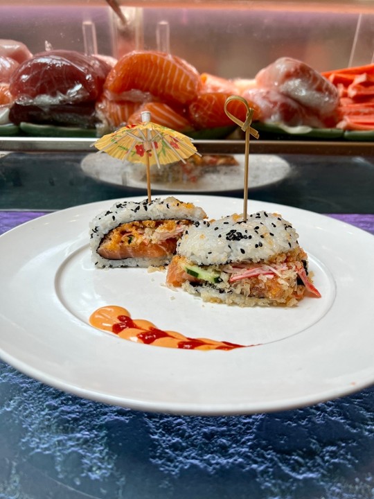 Sushi Salmon Burger