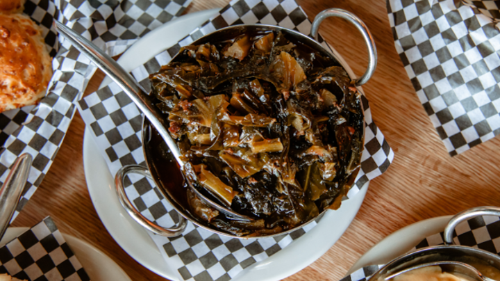 Low & Slow Collard Greens With Pork Belly (12-15ppl)