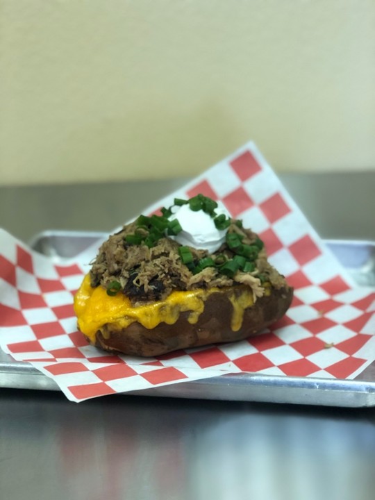 Loaded Baked Potato w/ Chopped Brisket