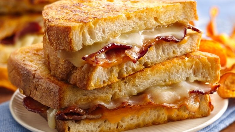 *  Grilled Cheese w/Bacon